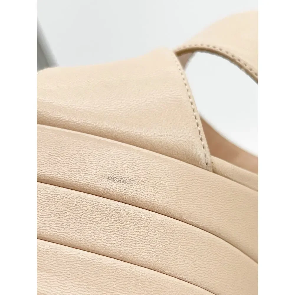 Gucci Angel Light Pink Leather Crisscross GG Platform High Heel Sandals IT 40